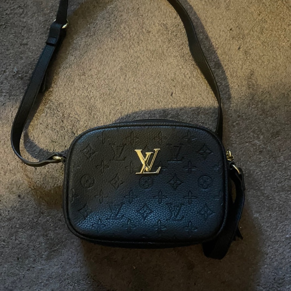 LV black crossbody bag